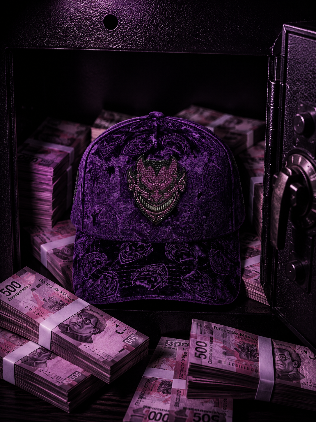 .LUCIFER V2 purple velvet snapback ‼️Pre order/Pre venta ‼️⚠️READ DESCRIPTION ⚠️