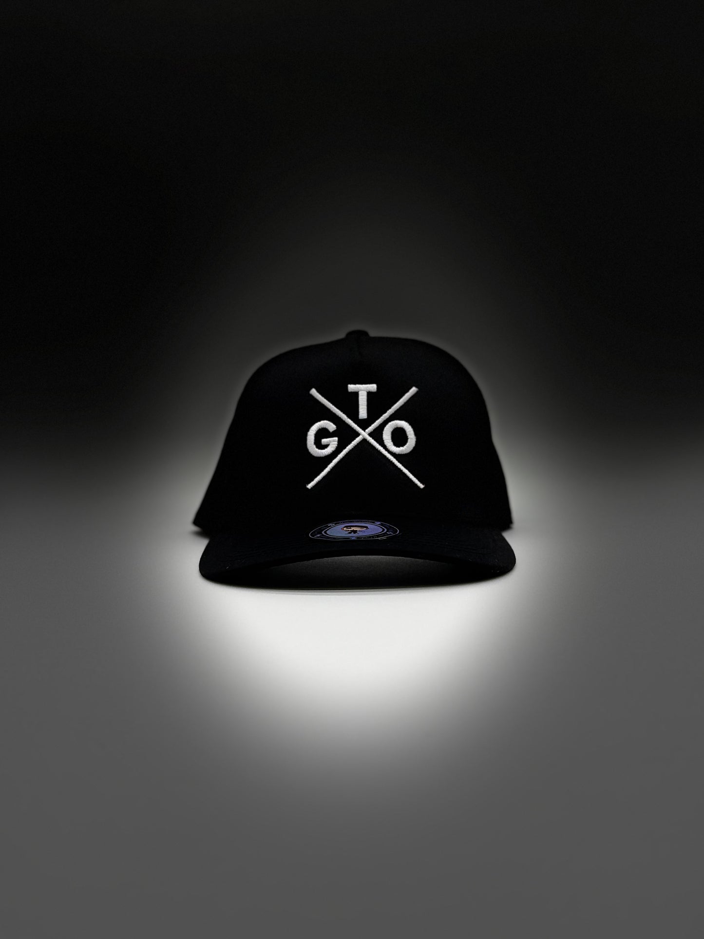 GTO black snapback hat