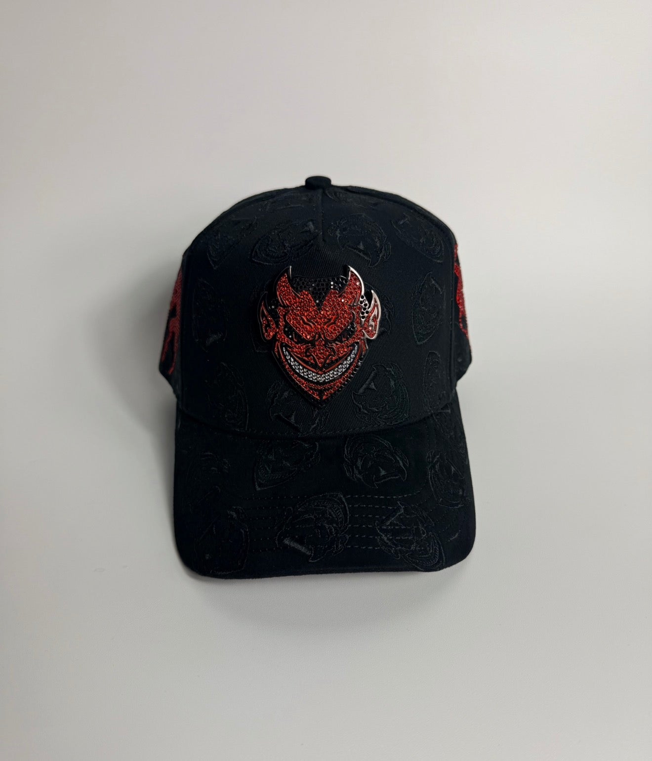 .LUCIFER VERSION 2 BLACK SNAPBACK WITH SUEDE BRIM ⚠️PRE ORDER/ PRE VENTA⚠️
