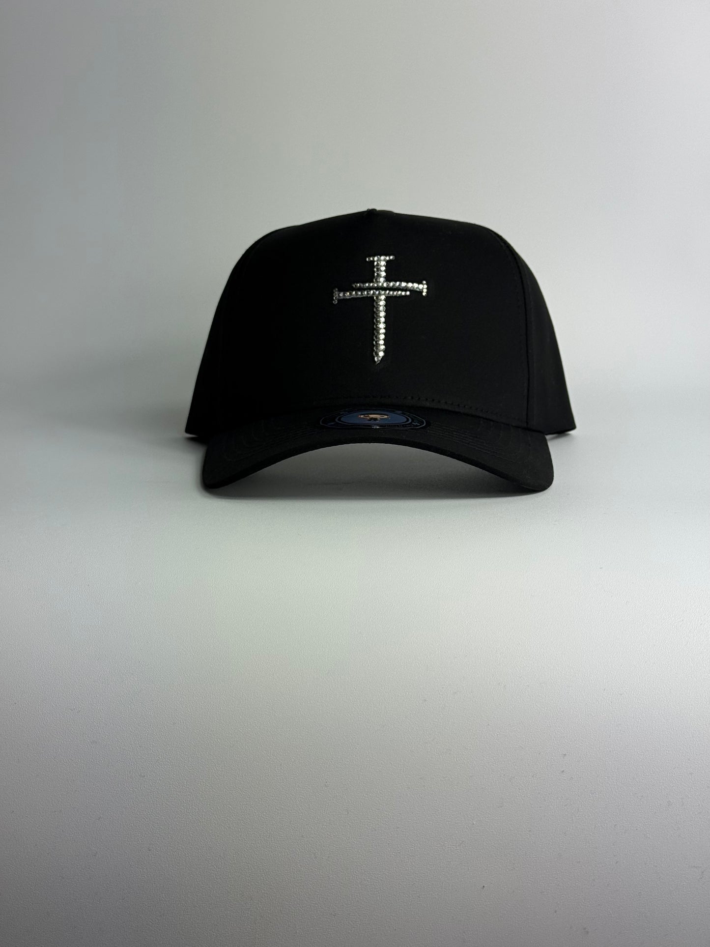 Cruz adiamantada black snapback