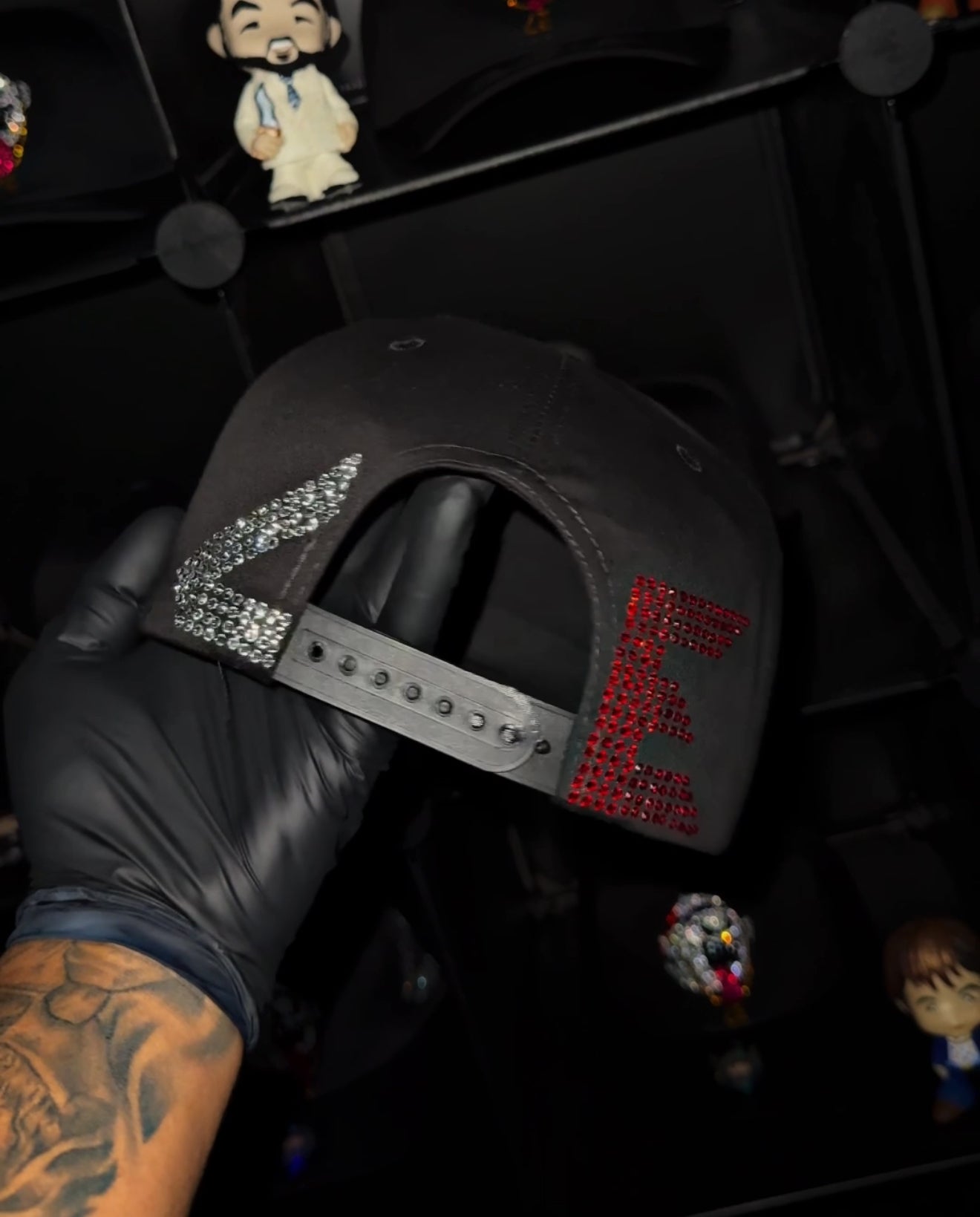 Comando exclusivo fantasma adiamantada black con CE atras