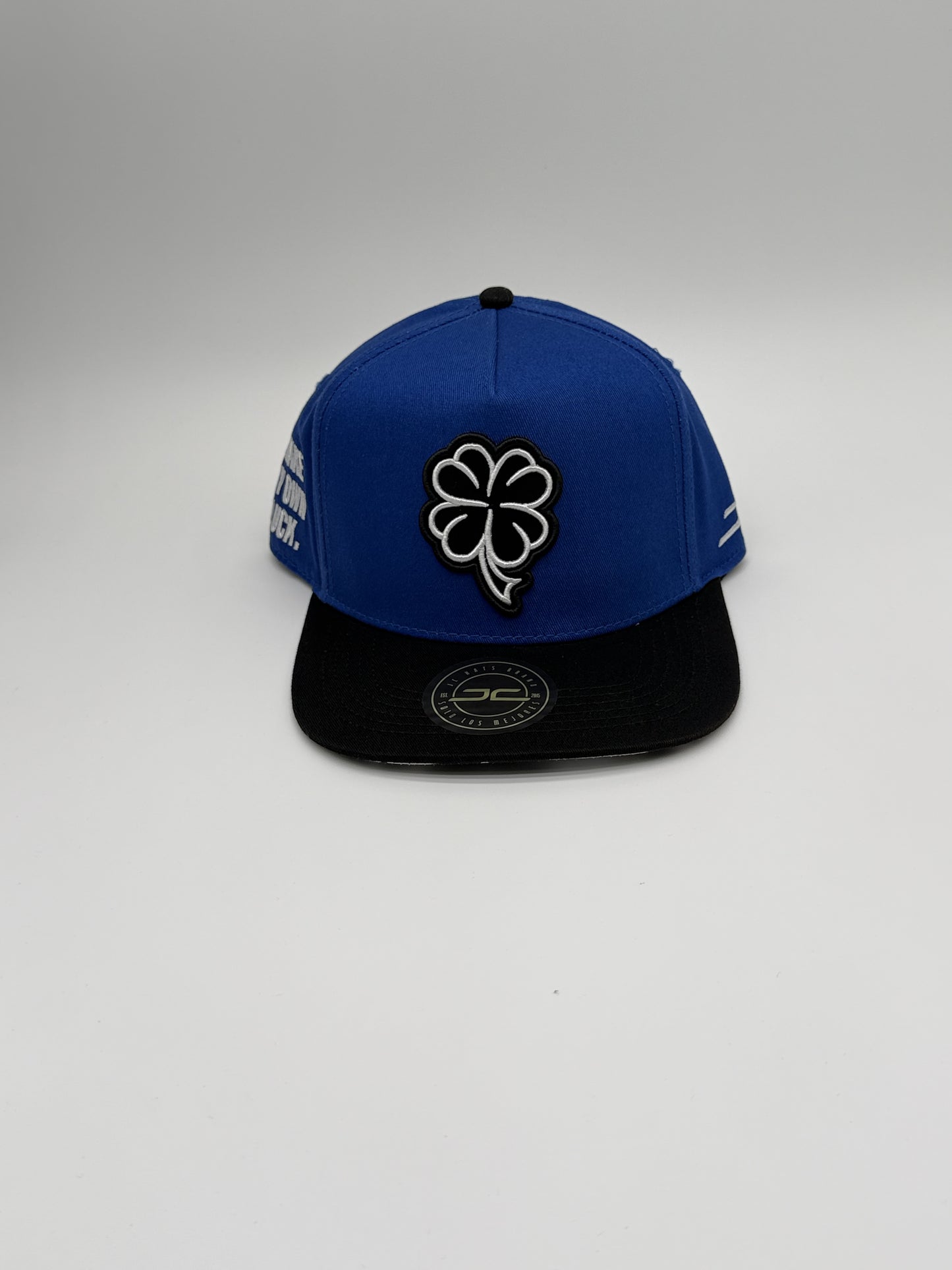 Lucky trebol blue and black snapback