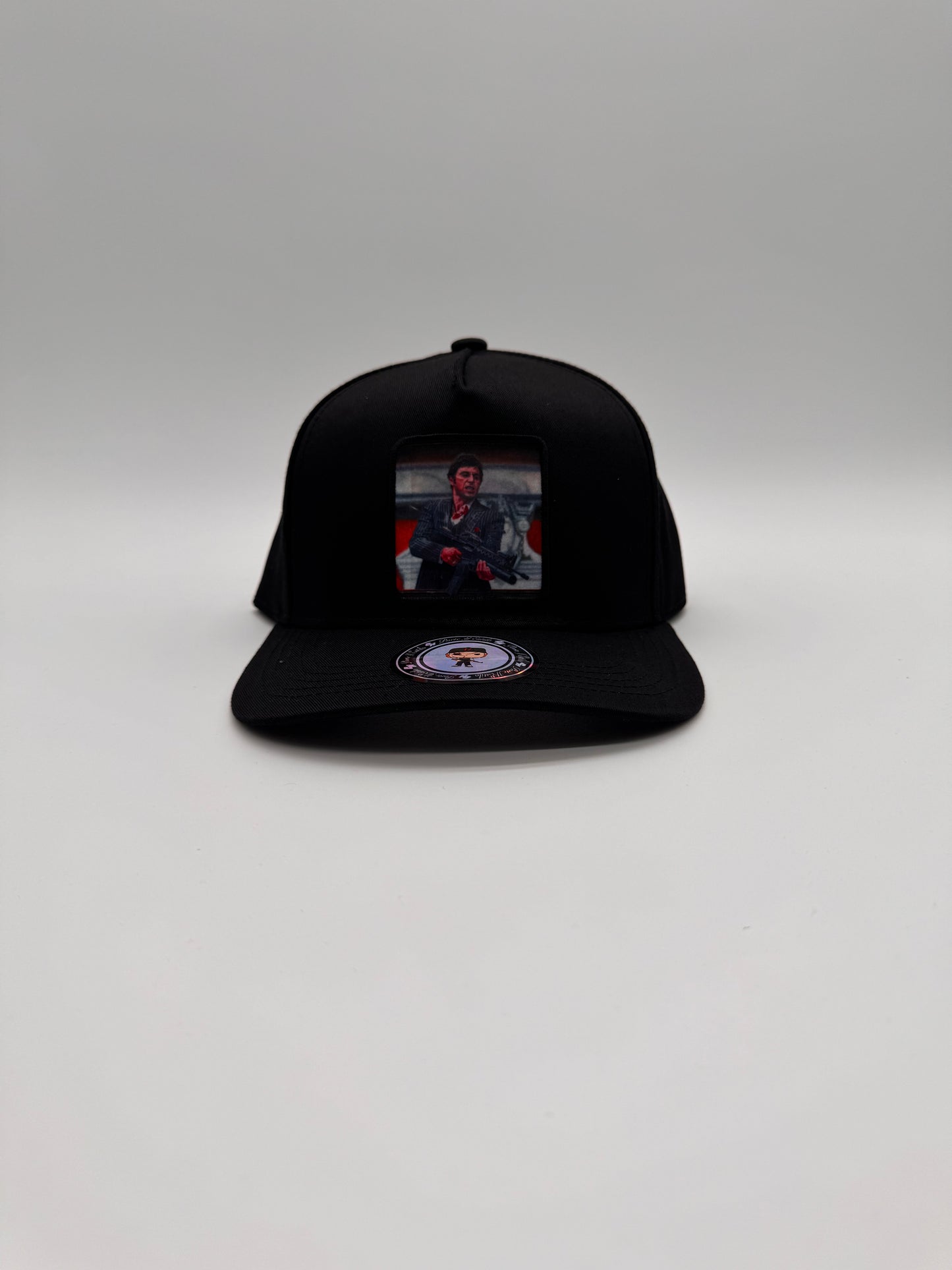 Cara cortada black snapback