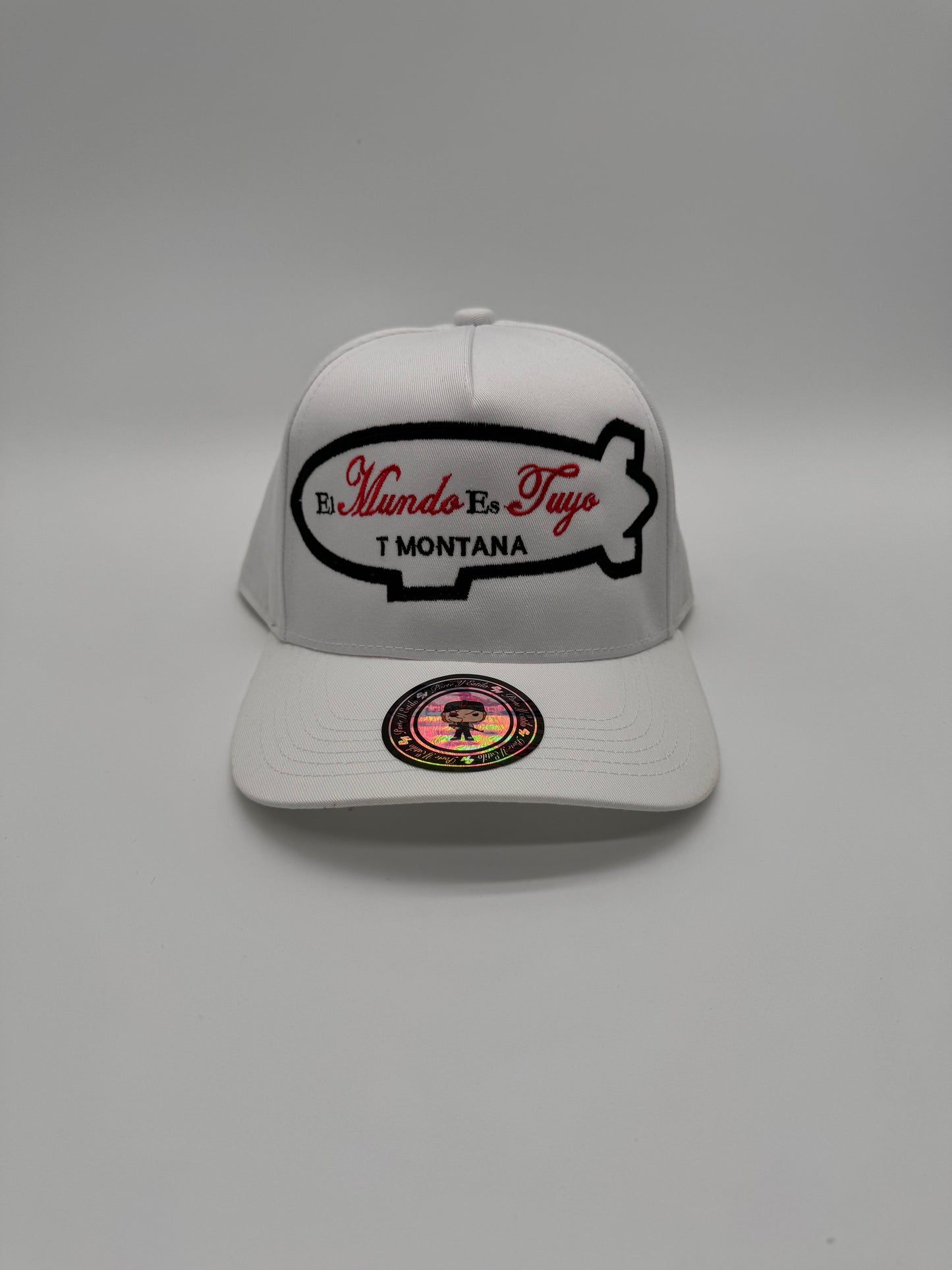 El mundo es tuyo t montana white snapback