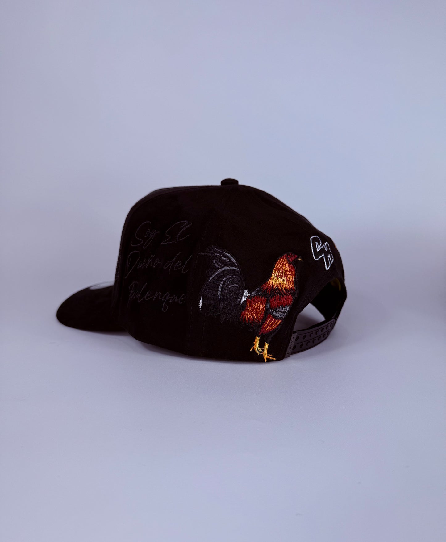 . “EL DUEÑO DEL PALENQUE” ⚠️PRE ORDER⚠️/PRE VENTA⚠️ black suede snapback