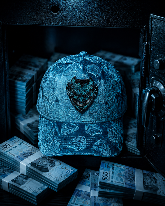 .LUCIFER V2 baby blue velvet snapback ‼️Pre order/Pre venta ‼️⚠️READ DESCRIPTION ⚠️