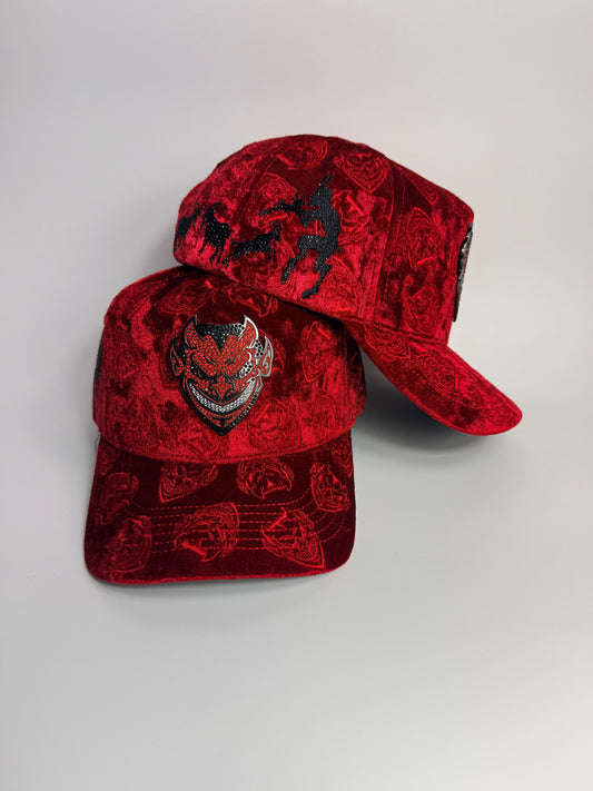 .LUCIFER VERSION 2 RED VELVET SNAPBACK ⚠️ PRE ORDER / PRE VENTA ⚠️