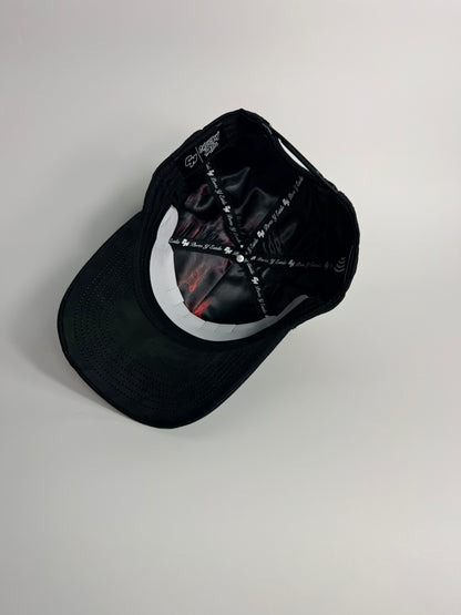 .LUCIFER VERSION 2 BLACK SNAPBACK WITH SUEDE BRIM ⚠️PRE ORDER/ PRE VENTA⚠️