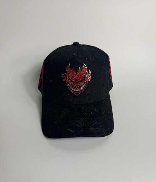.LUCIFER VERSION 2 BLACK SNAPBACK WITH SUEDE BRIM ⚠️PRE ORDER/ PRE VENTA⚠️