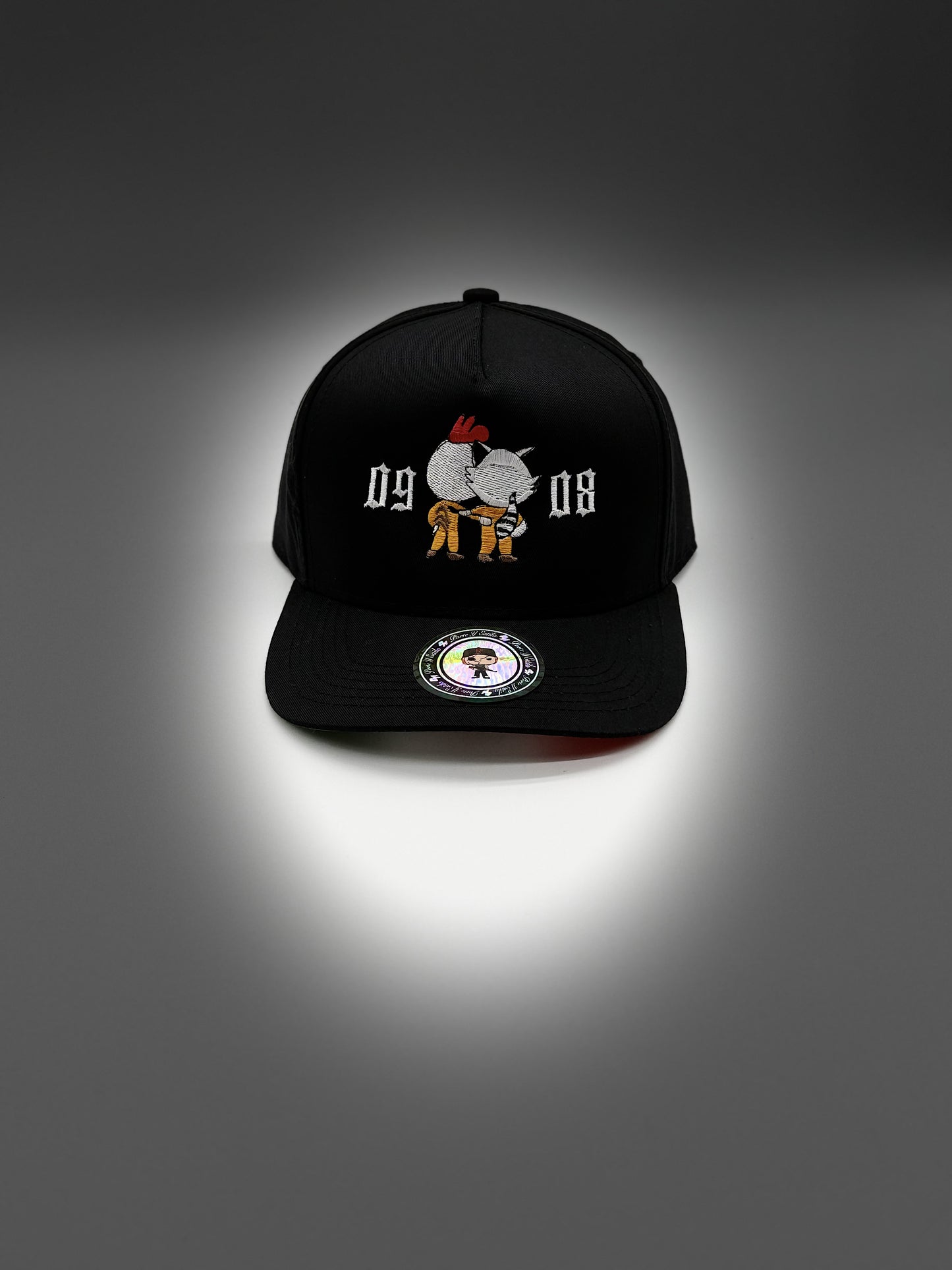 El 09 y el 08 black snapback