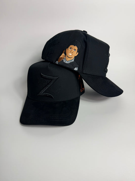 .LA ARDILLA VERSION 2 BLACK SNAPBACK WITH SUEDE BRIM ⚠️PRE ORDER / PRE VENTA ⚠️