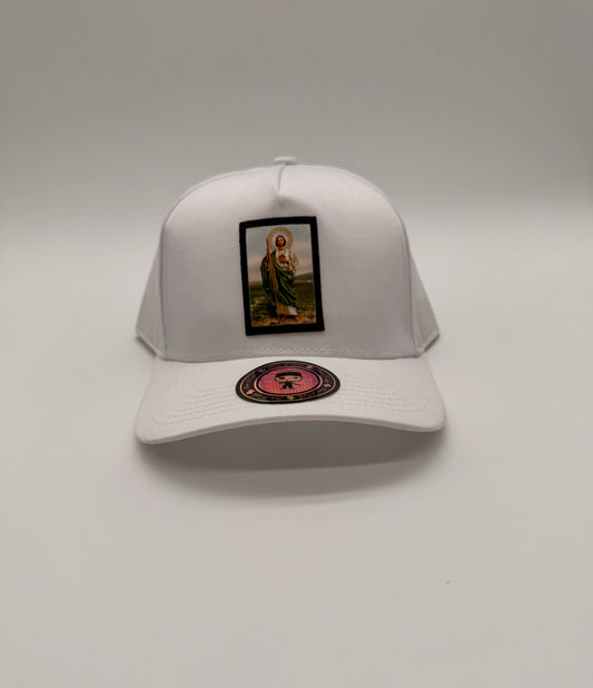 San juditas white snapback