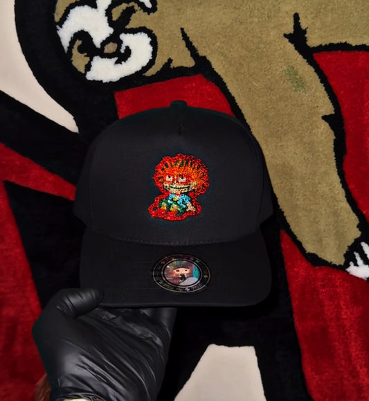 Carlitos suela roja black snapback