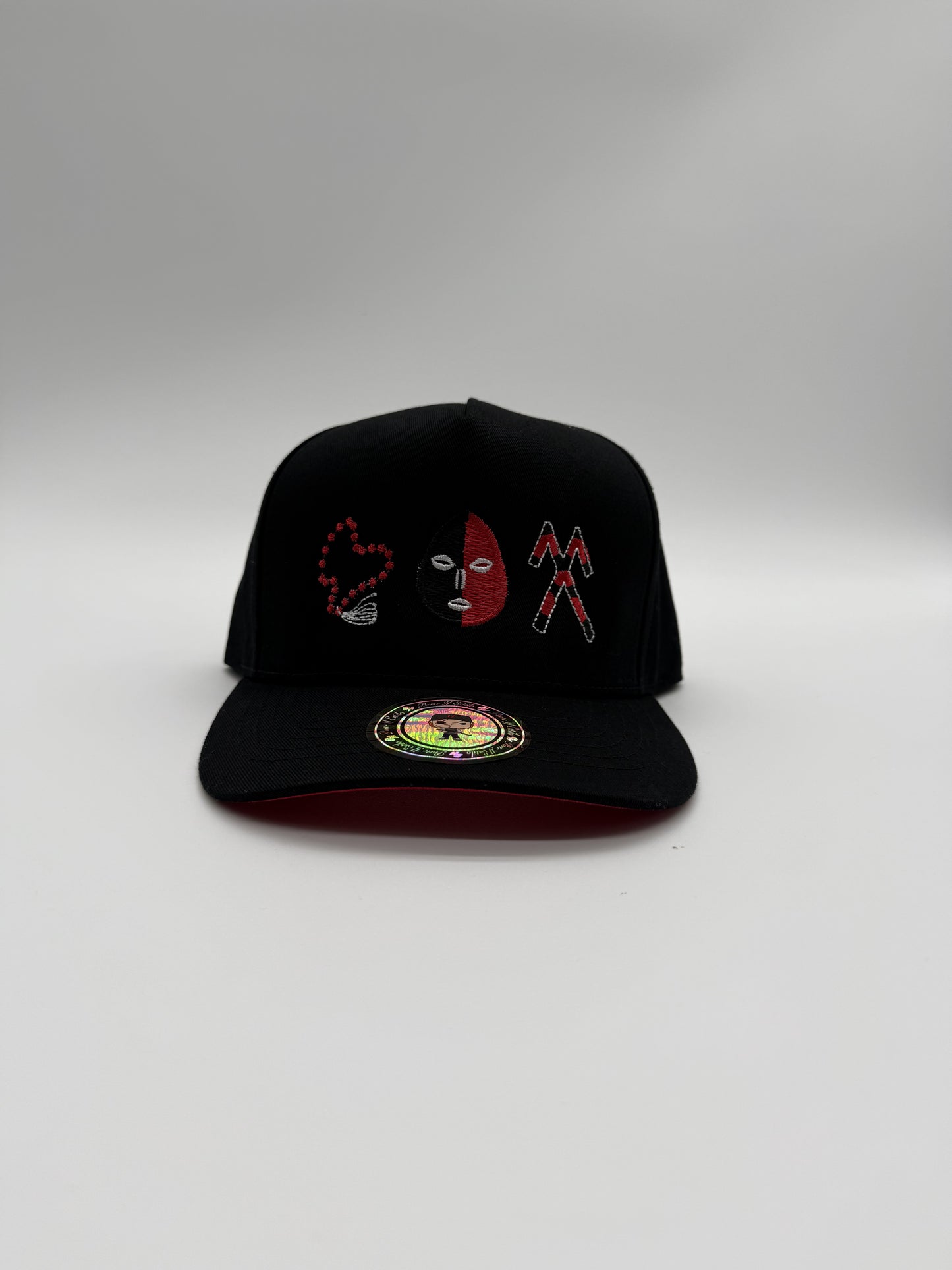 Los collares suela roja black snapback