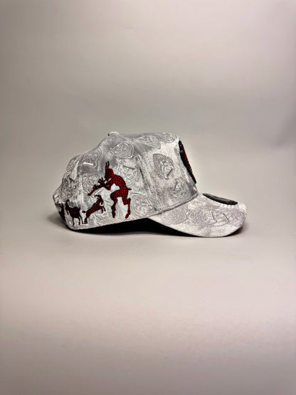 .LUCIFER V2 White Velvet Snapback ‼️Pre Order/Pre Venta‼️⚠️READ DESCRIPTION⚠️