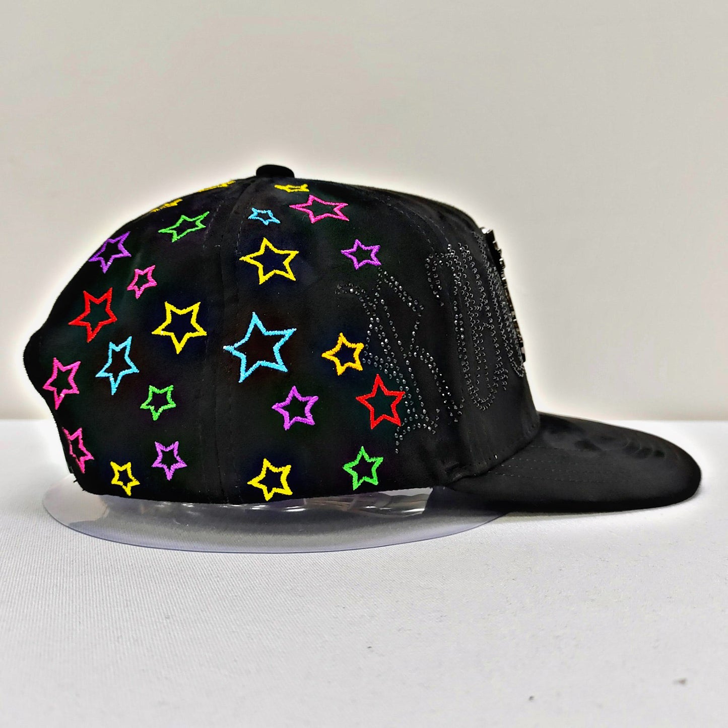 3. Los Rugrats black suede snapback