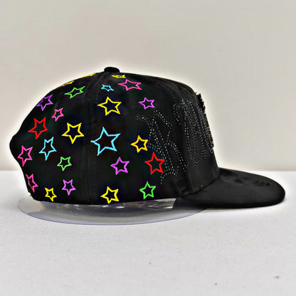 3. Los Rugrats black suede snapback