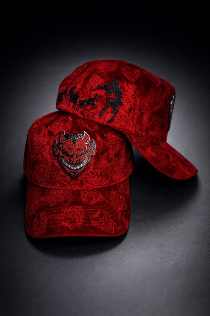 .LUCIFER V2 RED VELVET SNAPBACK ‼️Pre Order/Pre Venta ‼️⚠️READ DESCRIPTION⚠️