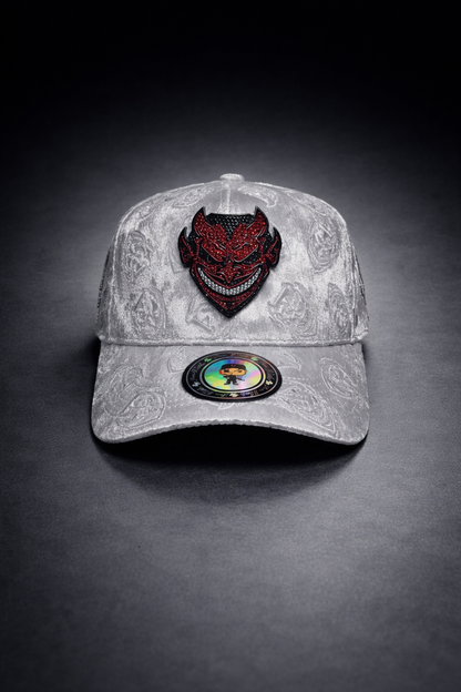 .LUCIFER V2 White Velvet Snapback ‼️Pre Order/Pre Venta‼️⚠️READ DESCRIPTION⚠️