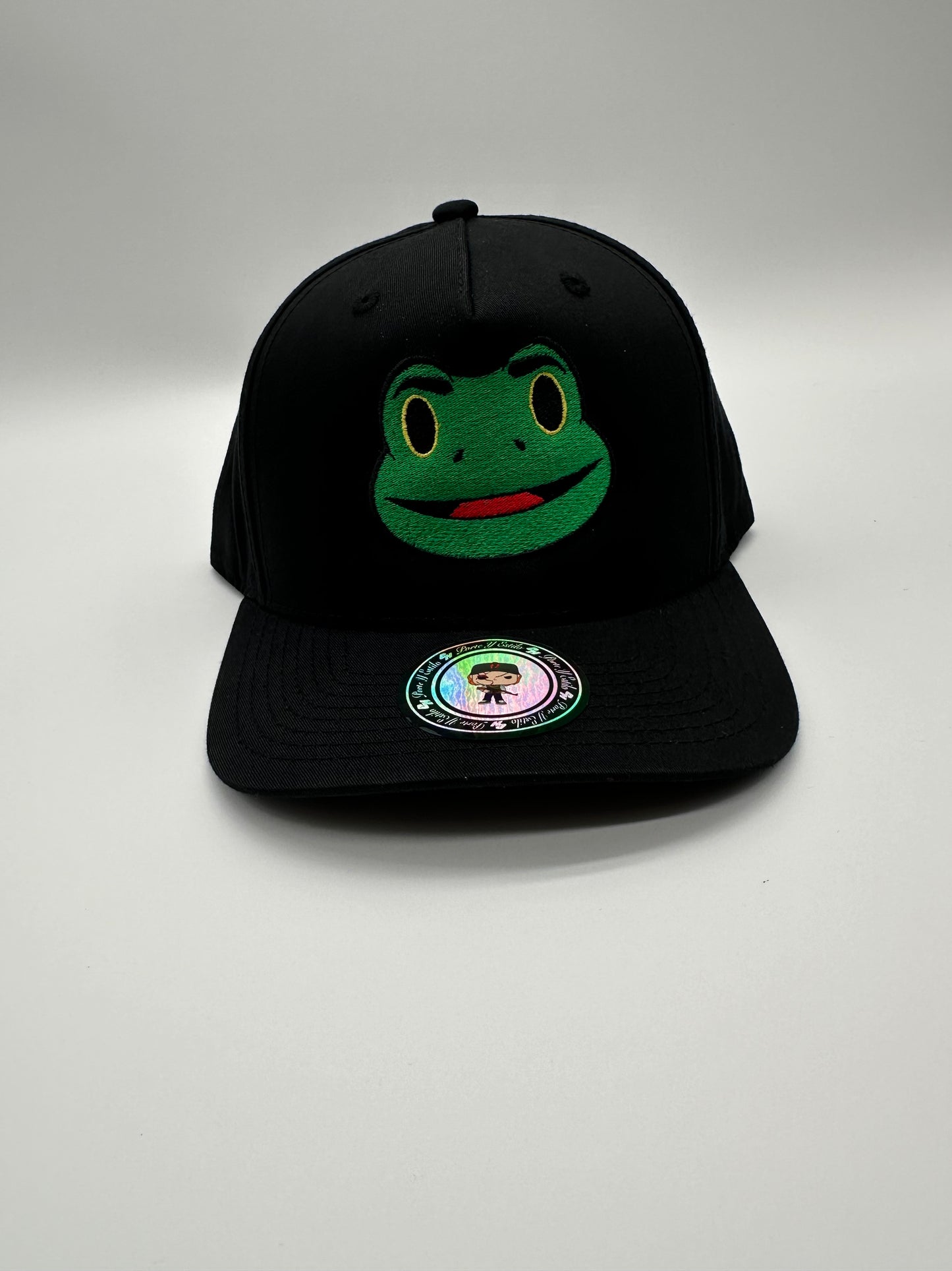 La rana black snapback