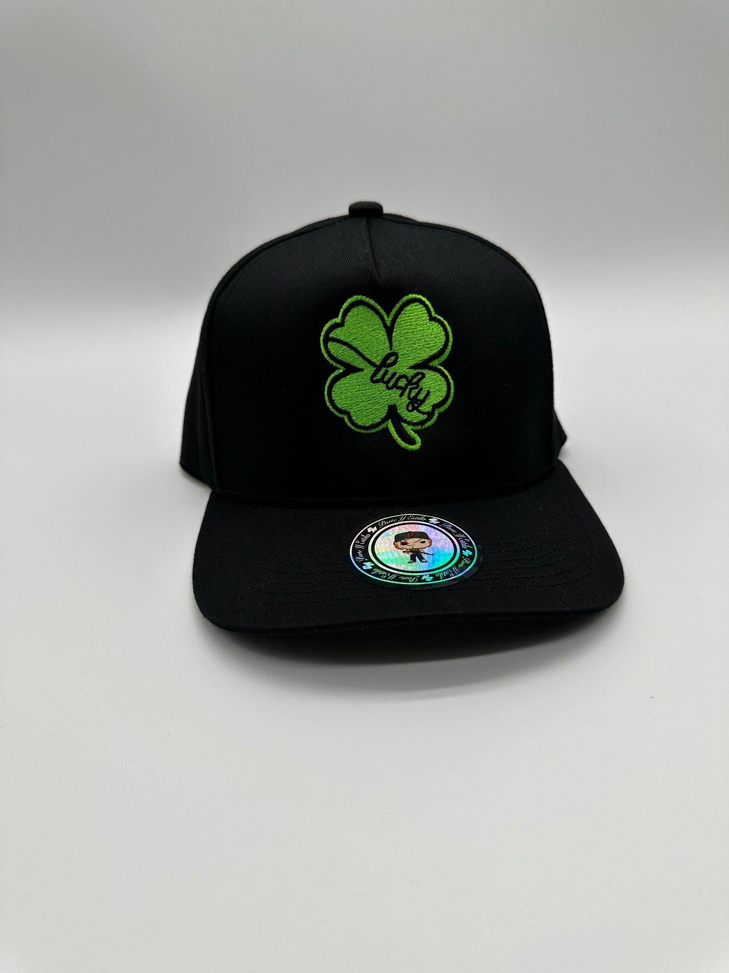 Lucky clover black snapback