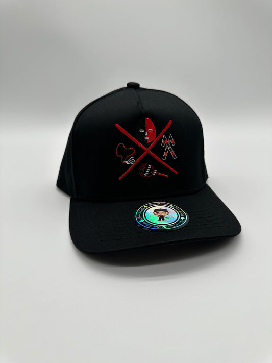 Protegido por elegua black snapback