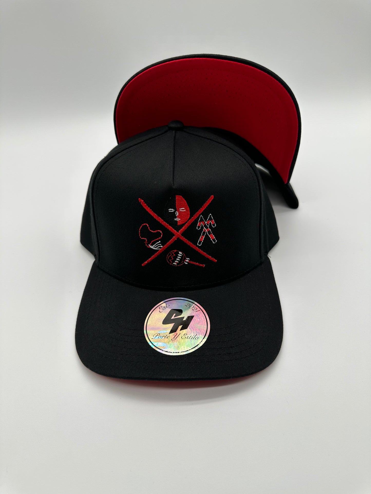 Protegido por elegua suela roja SnapBack