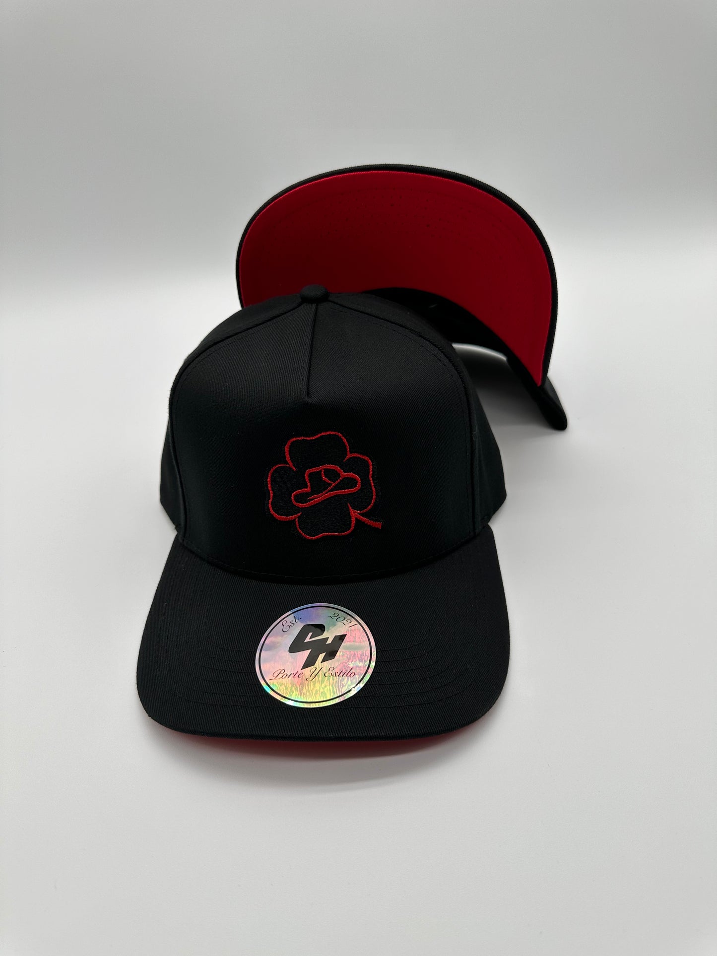 El sombrero de la suerte suela roja SnapBack