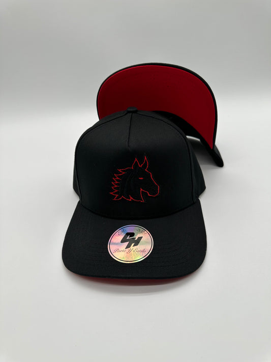 El caballo suela roja snapback