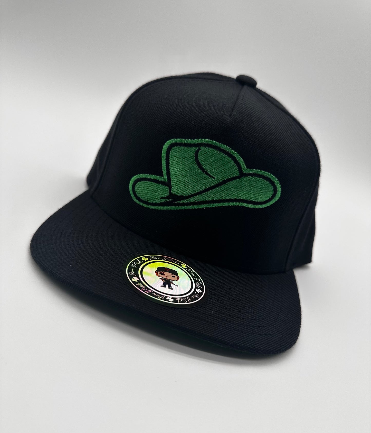 El sombrero verde con negro