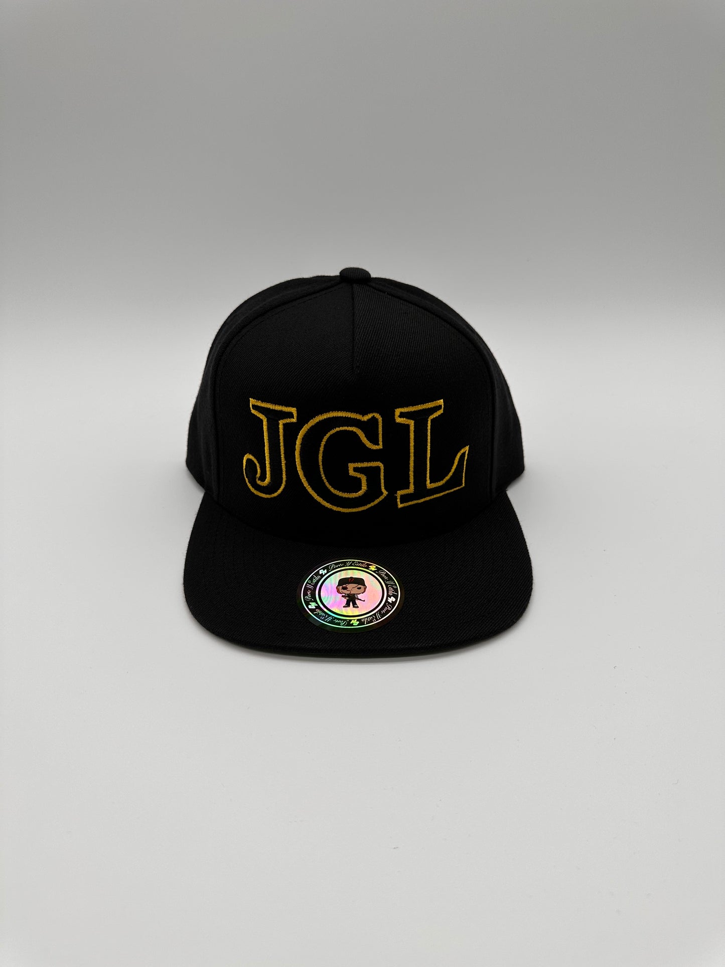 JGL amarillo con negro snapback